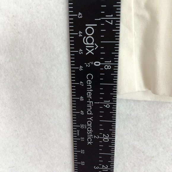 Motto NWOT Women's Size 12 White Stretch Convertible Roll Tab Capri Pants Shorts - Picture 6 of 11